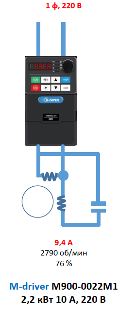 Схема подключения M-driver M900-0022M1